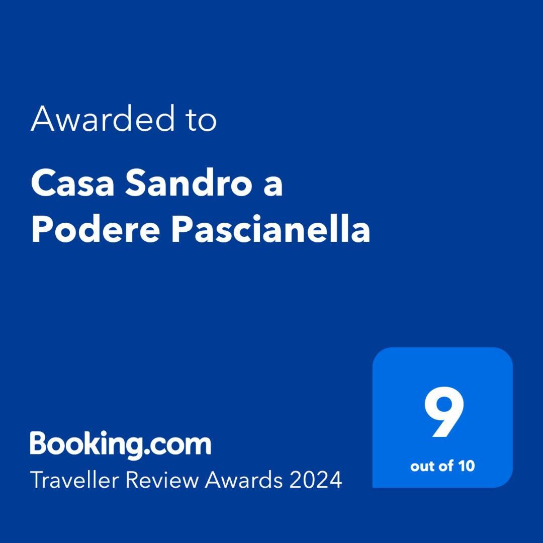 Casa Sandro A Podere Pascianella Βίλα Castelmuzio Εξωτερικό φωτογραφία